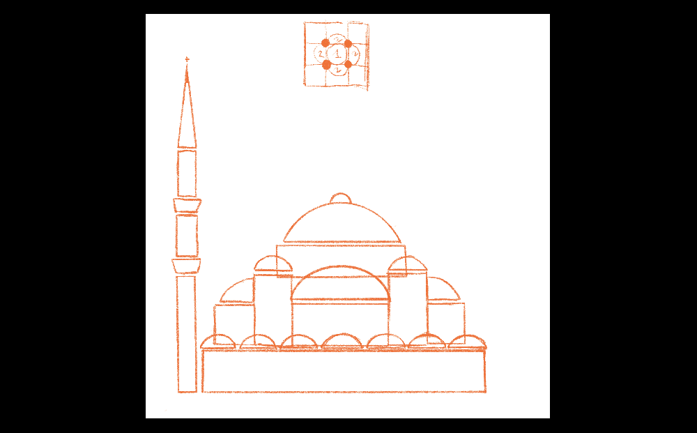 Process GIF of the Digital Postcard
